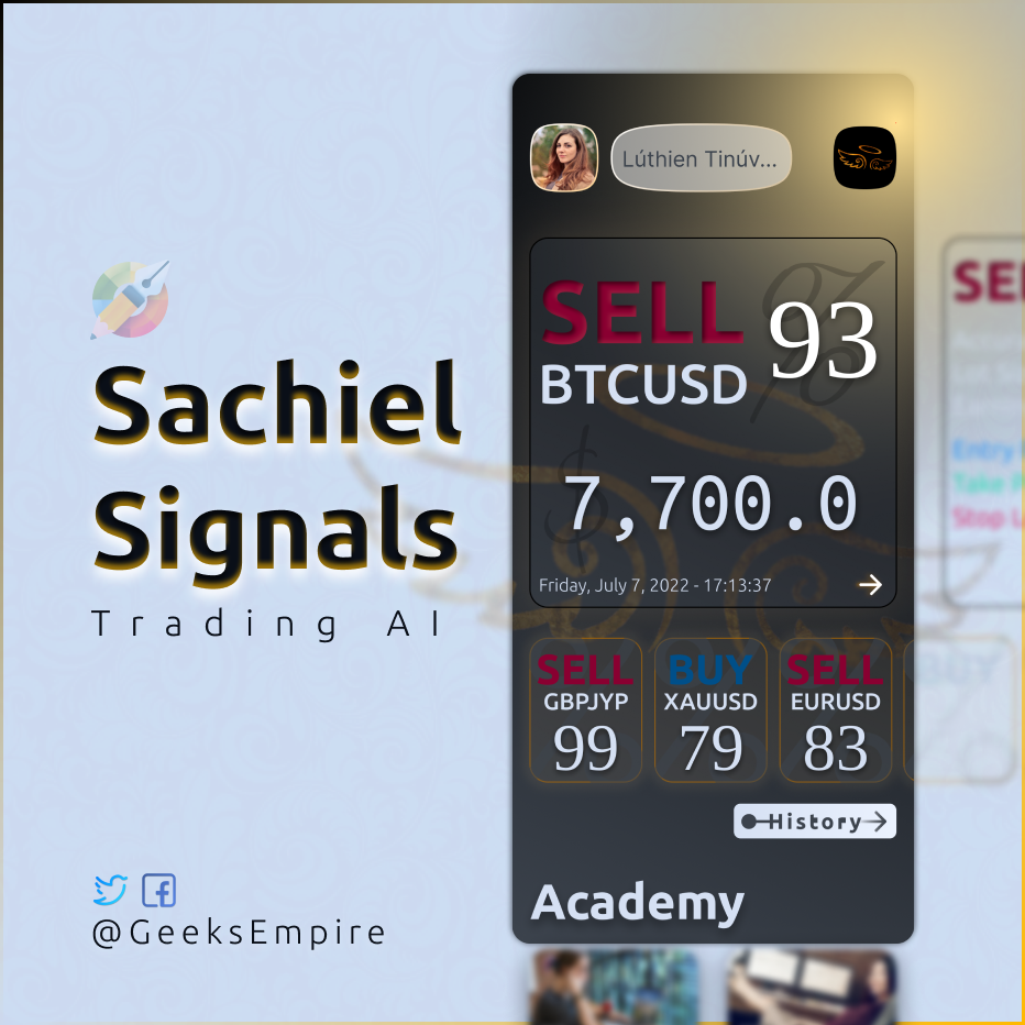 Sachiels Signals; Trading AI Clean & Clear & Practical Design #UI #UX #Design https://GeeksEmpire.co/Redesign