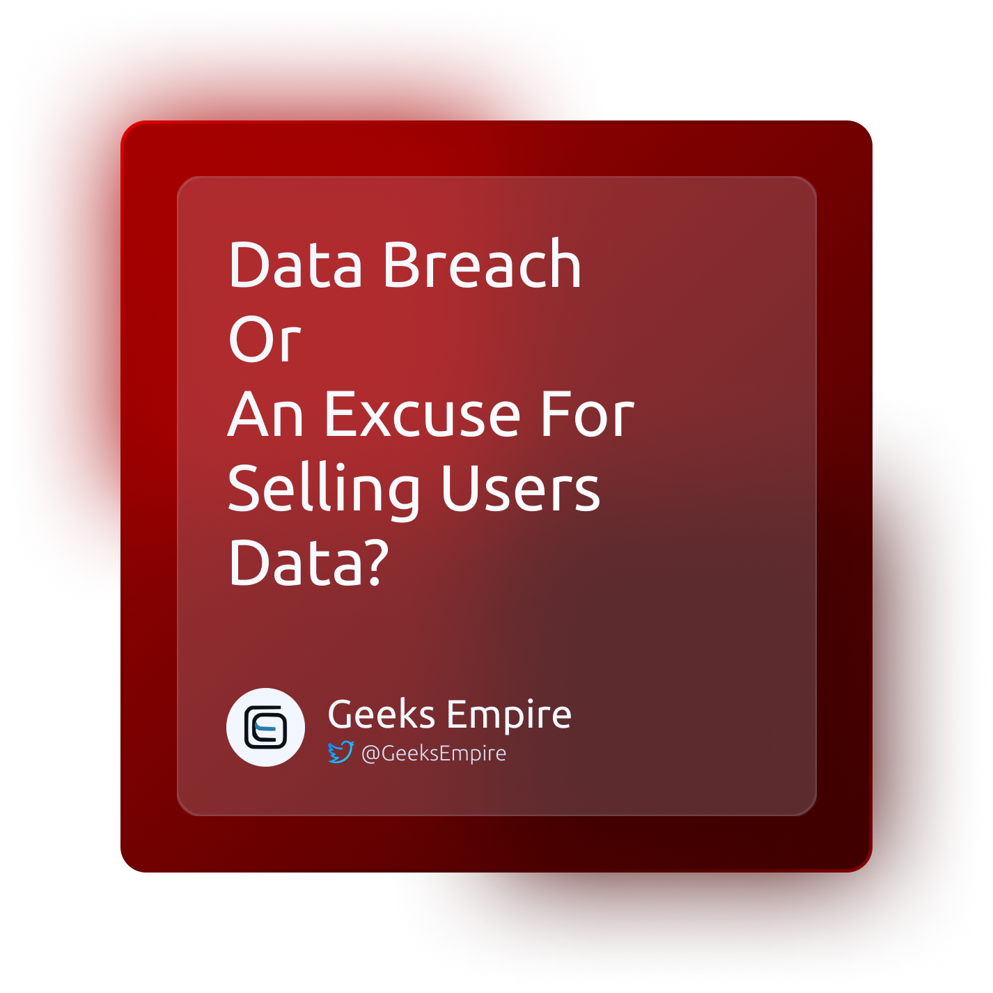 Data Breach Or An Excuse For Selling Users Data - It's becoming common task for companies similar to going bankrupt.