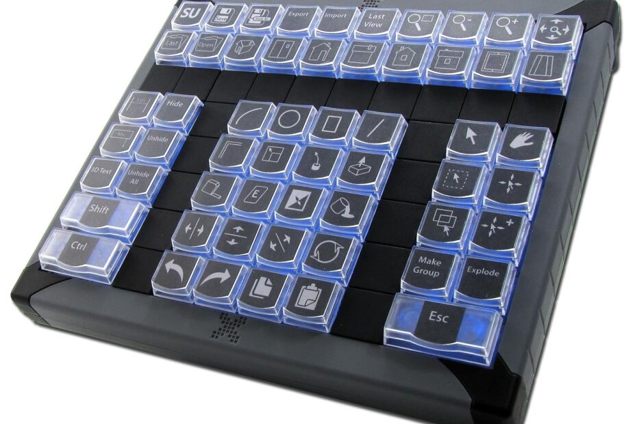 XKEYS 60 Keys Programmable Keyboards - Individual Addressable Backlighting Under Each Key