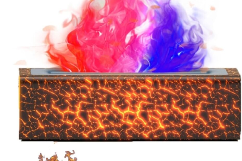FENPOS Colorful LED Cool Humidifier - Ultrasonic - Aroma Diffuser