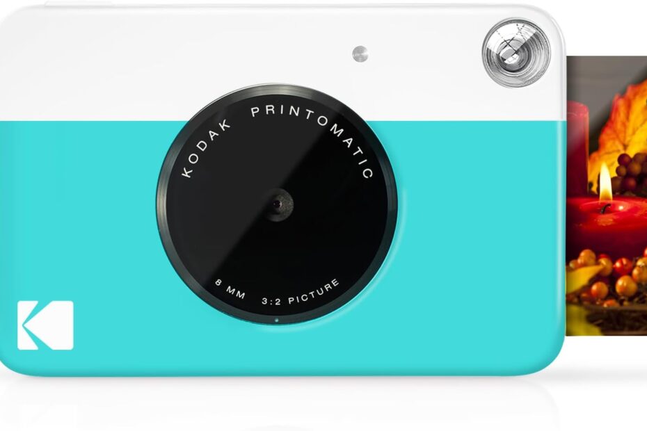 KODAK Digital Instant Print Camera With Sticky-Backed Photo - Full Color Prints By KODAK
