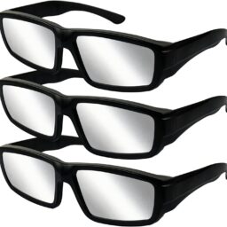 OILKAS Professional Solar Eclipse Glasses - Durable Plastic - Eclipse Glasses for Direct Sun Viewing