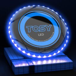 TOSY RGB Frisbee - Auto Light Up - Rechargeable