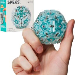 SPEKS Sphere Magnetic Geode Toy - Quiet Sensory Toy for Stress Relief and Anxiety