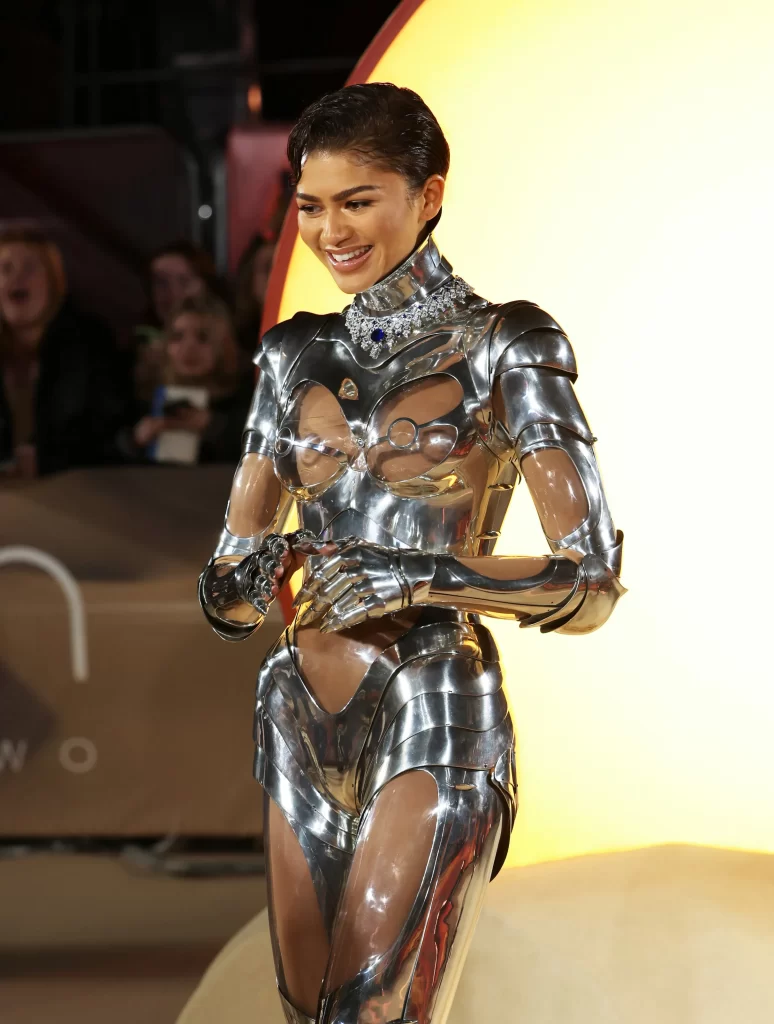 Zendaya Futuristic Fashion Robotic Outfit
