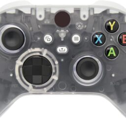 PROCONTROLLERS Clear Transparent Xbox Controller - Compatible With PC and All Xbox