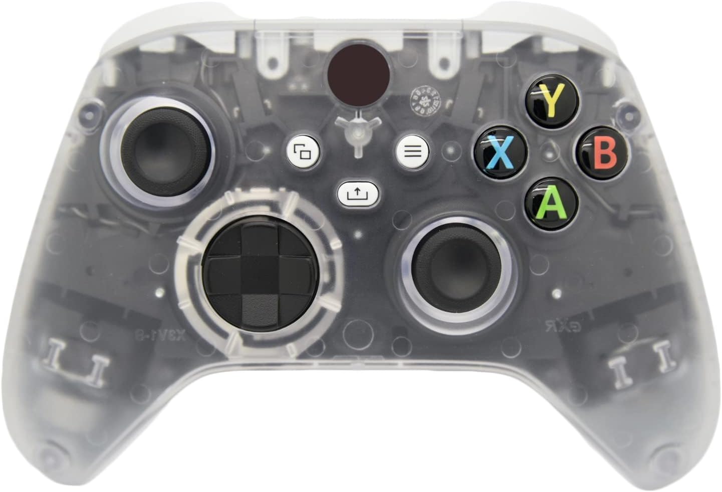 PROCONTROLLERS Clear Transparent Xbox Controller - Compatible With PC and All Xbox