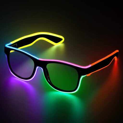 YOURFPCUS High Quality LED Glowing Glasses - Easy Control with 4 Modes - Safe Cold Light Technology
