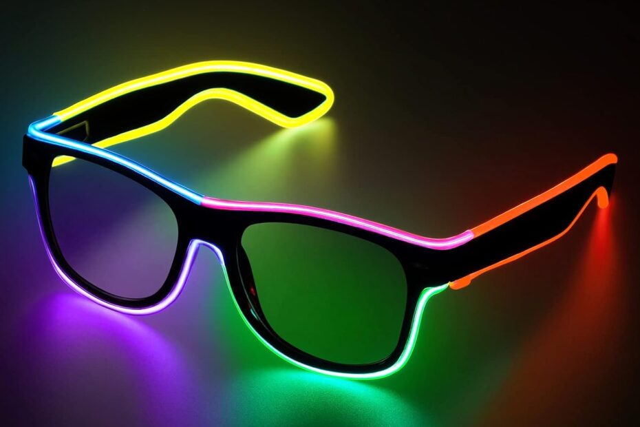 YOURFPCUS High Quality LED Glowing Glasses - Easy Control with 4 Modes - Safe Cold Light Technology