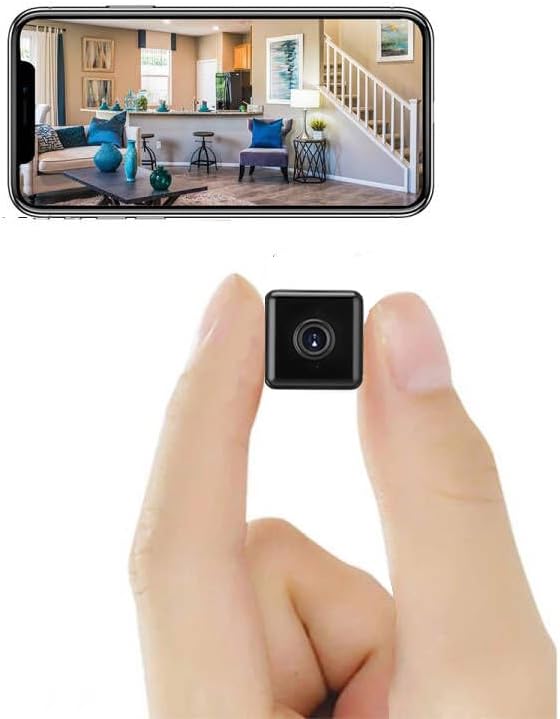 Indoor and Outdoor Wireless Mini Camera - 1 Inch Camera - Night Vision - Motion Sensor