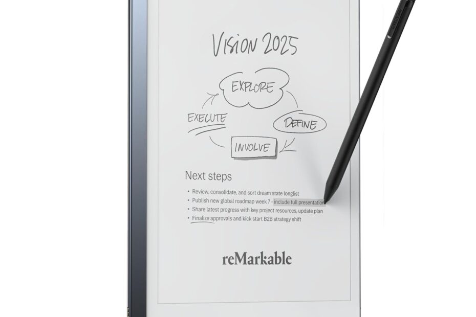 REMARKABLE Paper Tablet With Pen - Built-in Eraser - Electronic Paper