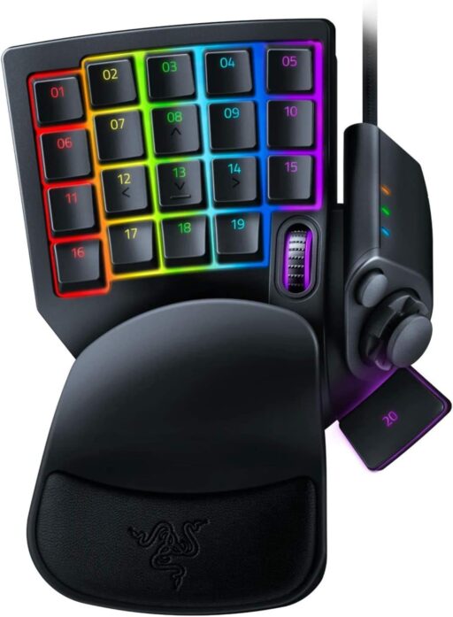 Programmable Gaming Keypad - 32 Programmable Keys - Customizable Chroma RGB Lighting - Variable Key Press Pressure Sensitivity