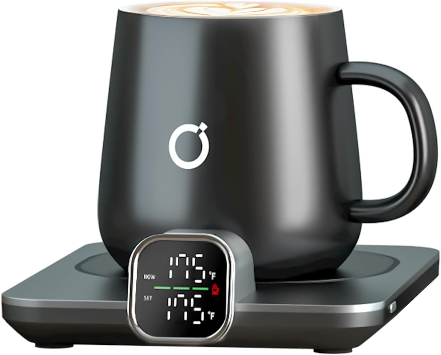 IKAGO Smart Mug For Coffee and Tea With Smart Warmer - High Quality Aluminum - Auto Shut Off