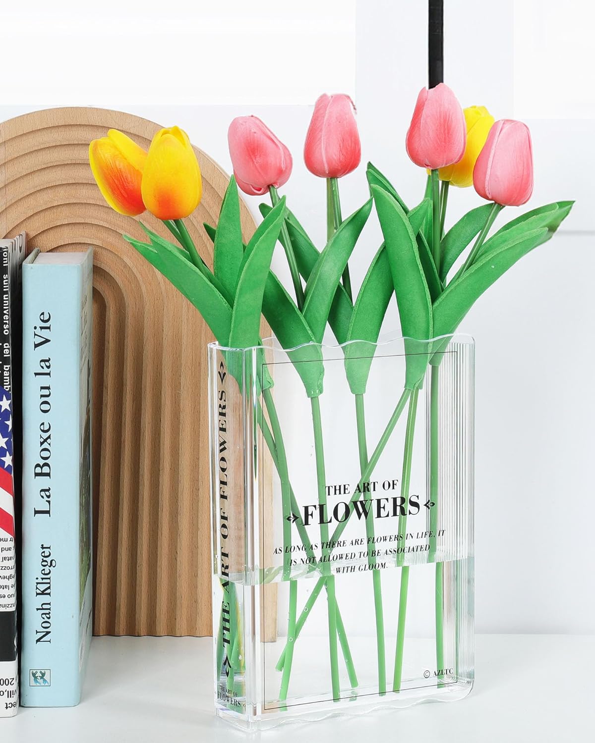 Special Vase for Your Bookshelf - Book-Shaped Vase - Aesthetic Room Decor