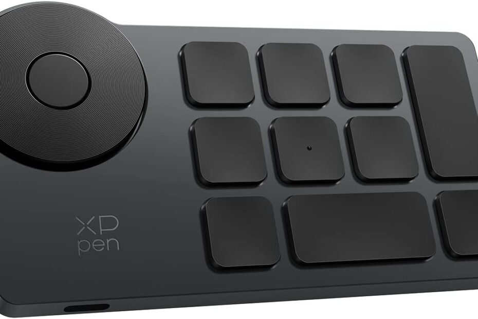 XPPEN Wireless Programmable Keyboard - 10 Customizable Keys - Customize Up To 40 Shortcuts