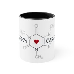 Geeks Love Caffeine Mug - Best Gift for Programmers, Gamers, Chemists, Physicists, Engineers - Geeks Empire