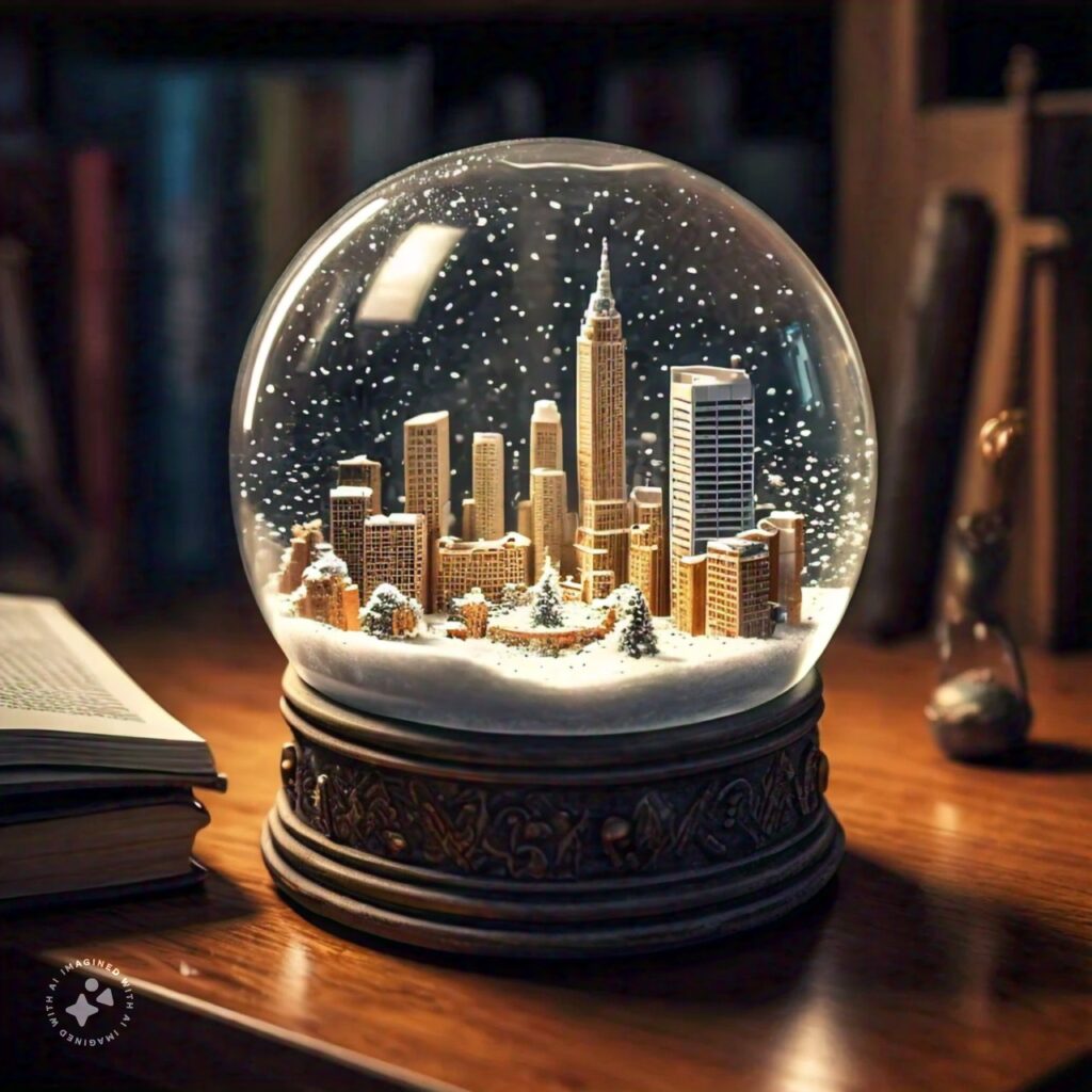 Snow Globe With Real Snow