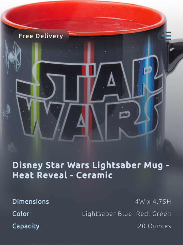 Disney Star Wars Lightsaber Mug – Heat Reveal – Ceramic