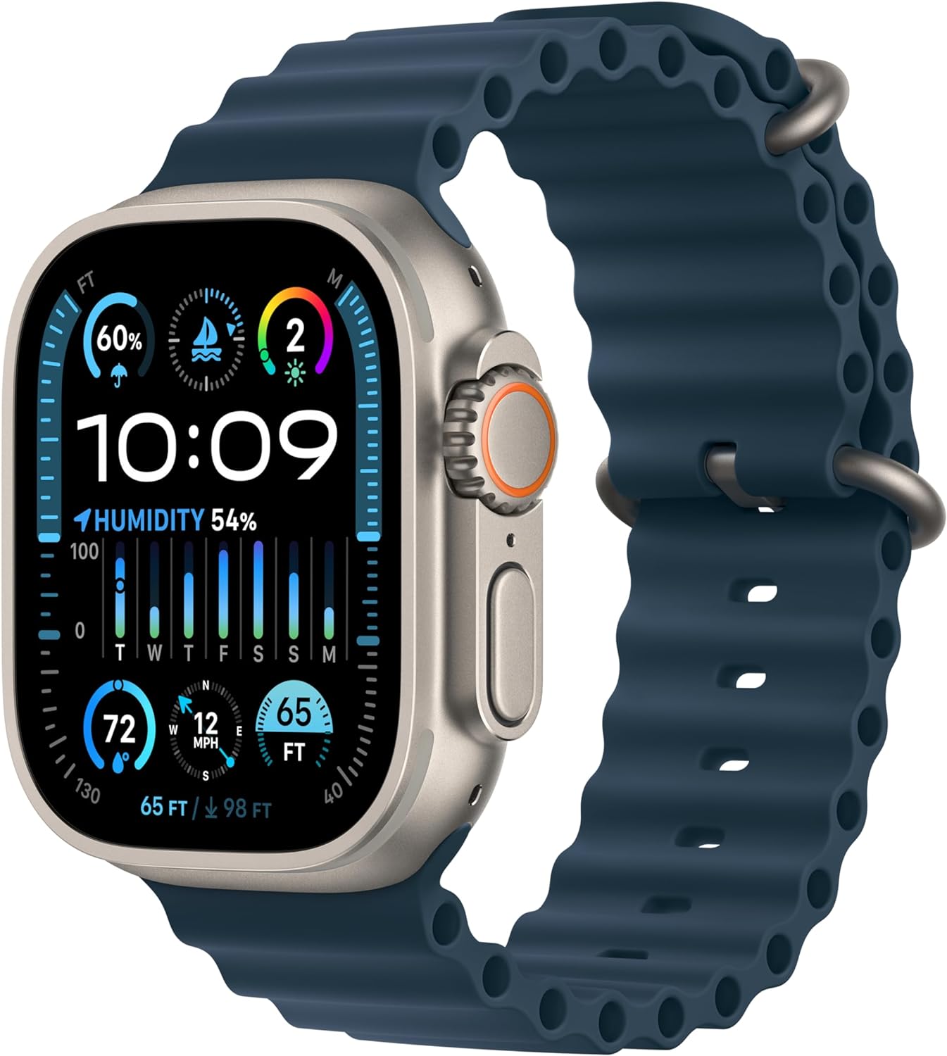 The Best Smartwatch with Cellular and GPS Connectivity - Rugged Titanium Body - Waterproof Smartwatch - Long Lasting Battery with Bright Display