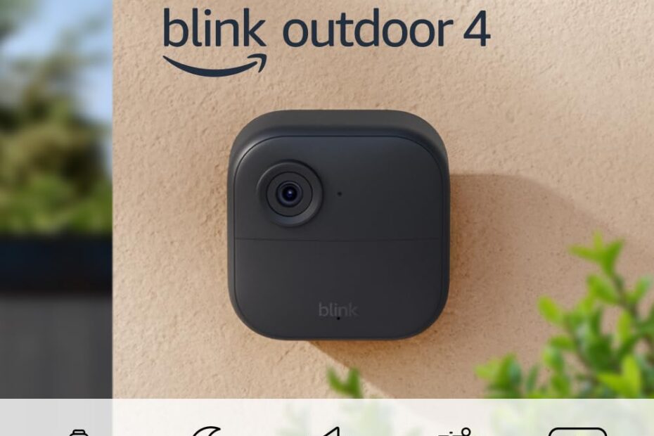BLINK Wireless Outdoor Security Camera - Two-Way Talk - High Quality Infrared Night Live View - Smart Outdoor Camera