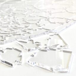 CM ORIGINALS Broken Glass Jigsaw Puzzle - Unique Clear Impossible Puzzle - Play With Your Brain