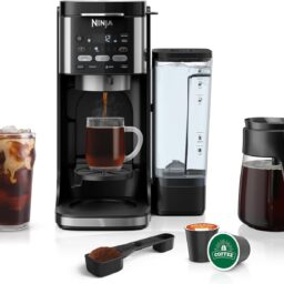 Dual Brew Coffee Maker - Ice Coffee - Hot Coffee - Compatible with K-Cups and 12-Cup Drip Coffee Maker