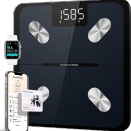 Smart Scale With Accurate Health Equipment - Bathroom Digital Weighing Scale with BMI - Body Fat - Muscle Mass