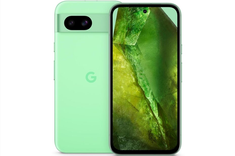 GOOGLE Pixel 8a Green 128 GB - Smartphone With AI Camera - 8GB RAM - Aloe Color - 5G