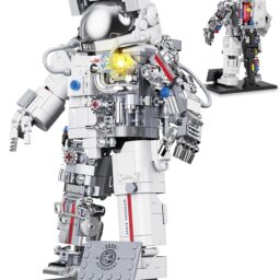 HSANHE Astronaut Building Block Compatible with Lego Space Model - Spacesuit with LED Light - Cool Collectible