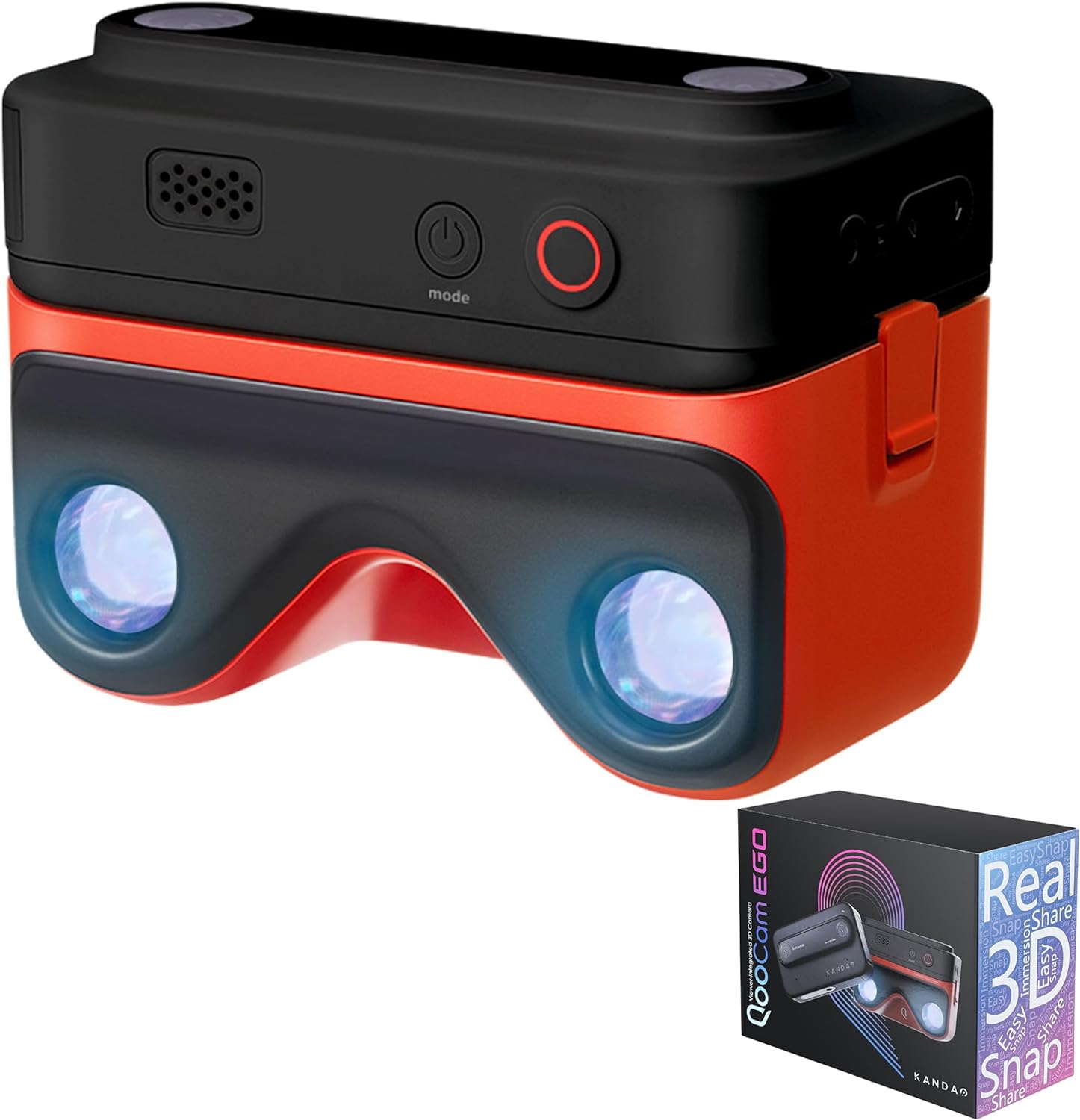 KANDAO Integrated 3D VR Camera - Stereoscopic 3D Instant Display Camera - VR Headsets - AR Glasses - Projectors