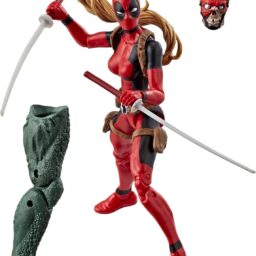 MARVAL Lady Deadpool Action Figure - Lady Deadpool Marvel Legends Series - 6 Inch Action Figure