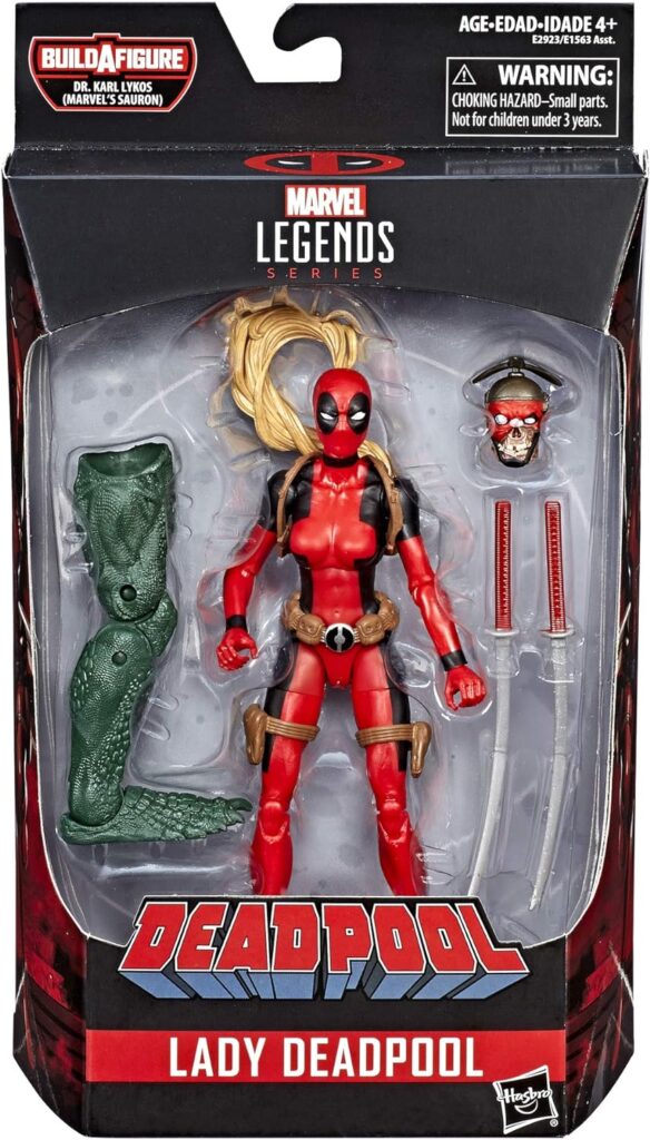 Marvel Lady Deadpool Action Figure - Lady Deadpool Marvel Legends Series - 6 Inch Action Figure 