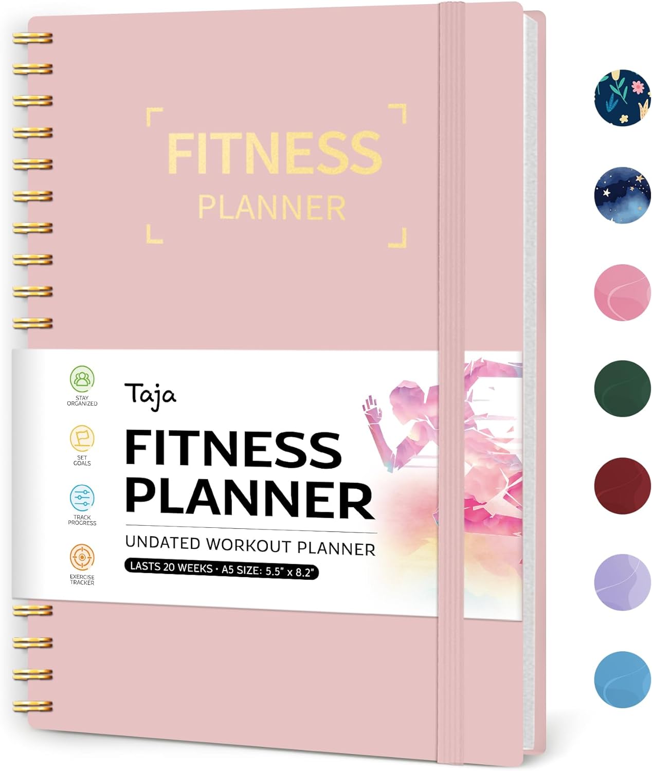 Progress Tracking Journal for Fitness - Log Book Planner - Fitness Tracking Notebook - Workout Logger