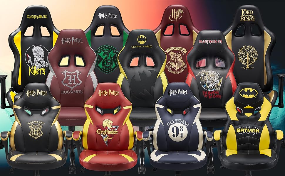 SUBSONIC Licensed Gaming Chair - LOTR - BATMAN - HARRY POTTER