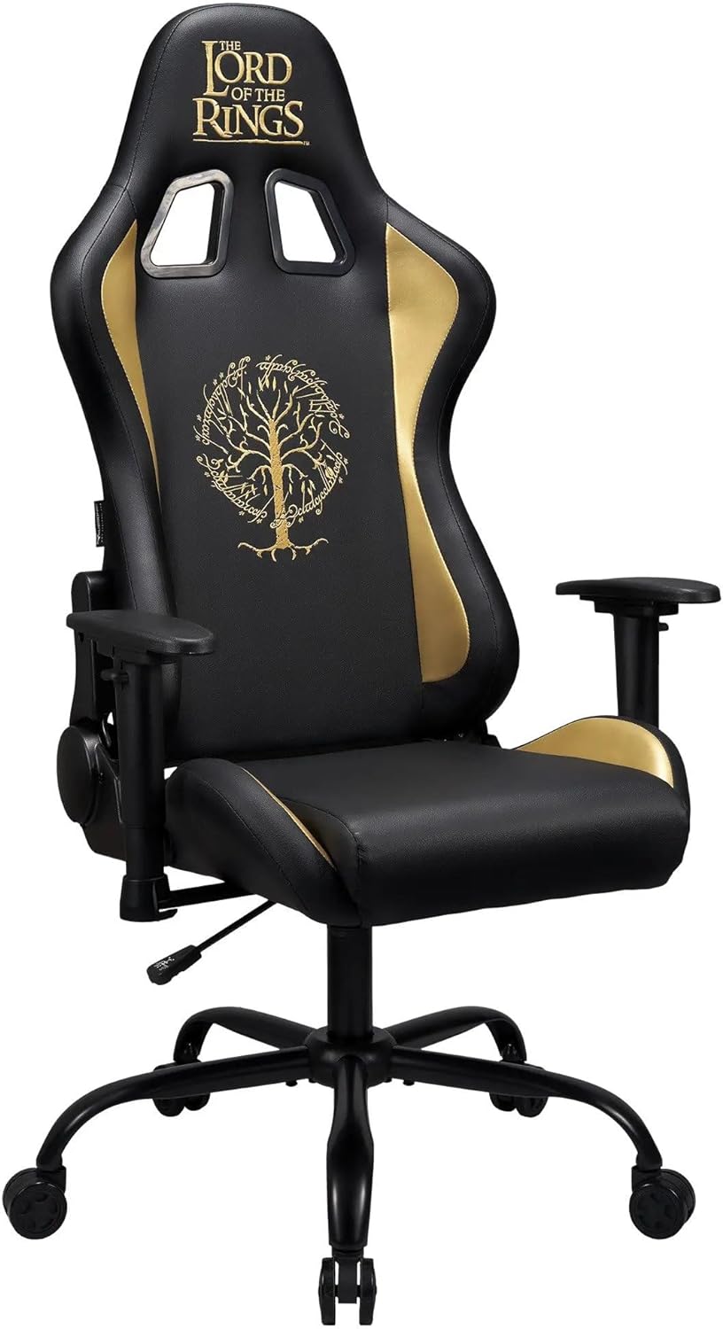 SUBSONIC Lord Of The Ring Gaming Chair - Ergonomic Gaming Chair - Adjustable Back and Armrests - High Density Foam