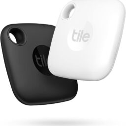 TILE Smart Tag Bluetooth Tracker 2 Pack - Key Finder - Bags Locator