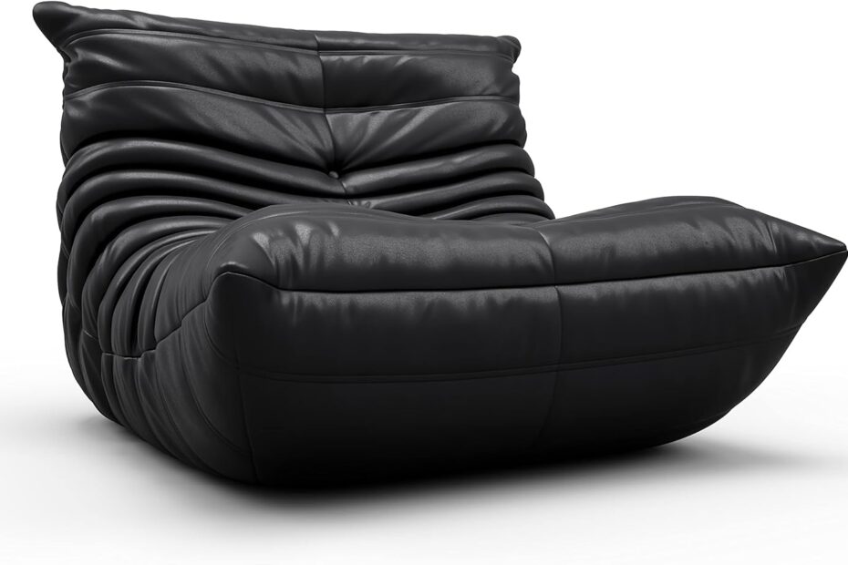 OTDMEL Soft Cool Lounge Chair - Comfortable Lazy Sofa - Soft Microfiber Leather Sofa - Gaming Room, Living Room
