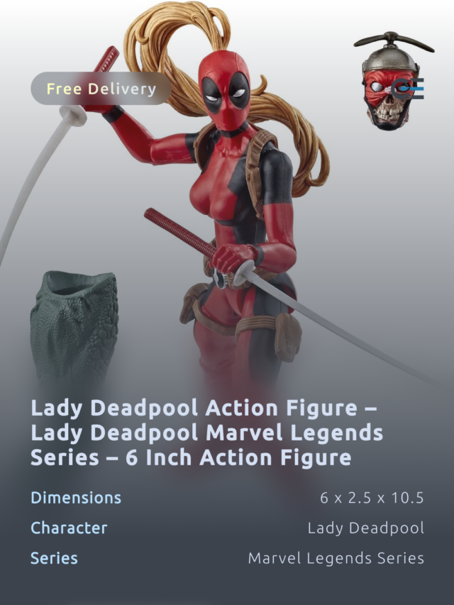 Lady Deadpool Action Figure – Lady Deadpool Marvel Legends Series – 6 Inch Action Figure