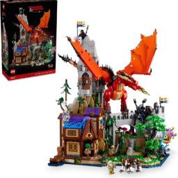 LEGO Dungeons and Dragons - Red Dragons Tale Building Set - Fantasy Model for Build and Display - LEGO Wizards of the Coast