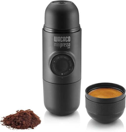 WACACO Portable Espresso Machine - Travel Espresso Maker - Small Camping Coffee Gadget