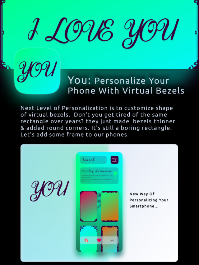 You Exclusive – You: Virtual Bezels – Next Level of Personalization – Add Modern, Classic, Romantic Virtual Bezel