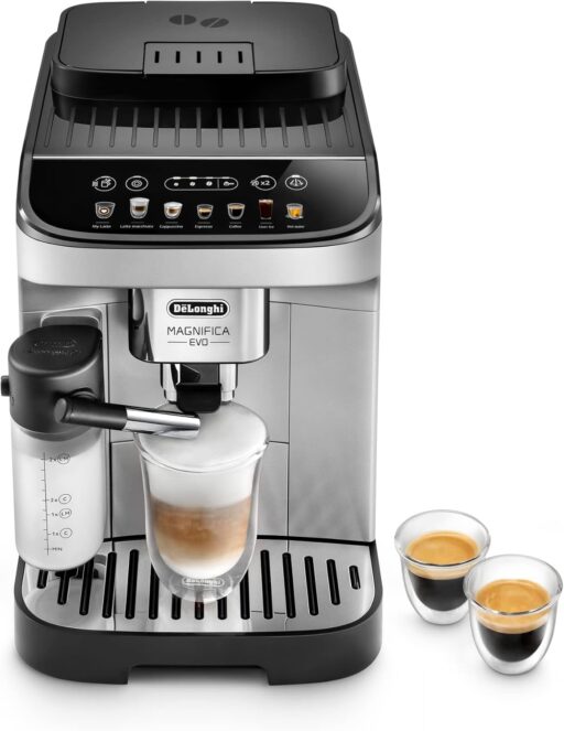 DELONGHI Cappuccino and Iced Coffee Maker – LatteCrema System – Fully Automatic – Colored Touch Display