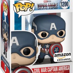 Captain America Funko Pop - Marvel Captain America Civil War Build A Scene - Captain America Action Figure