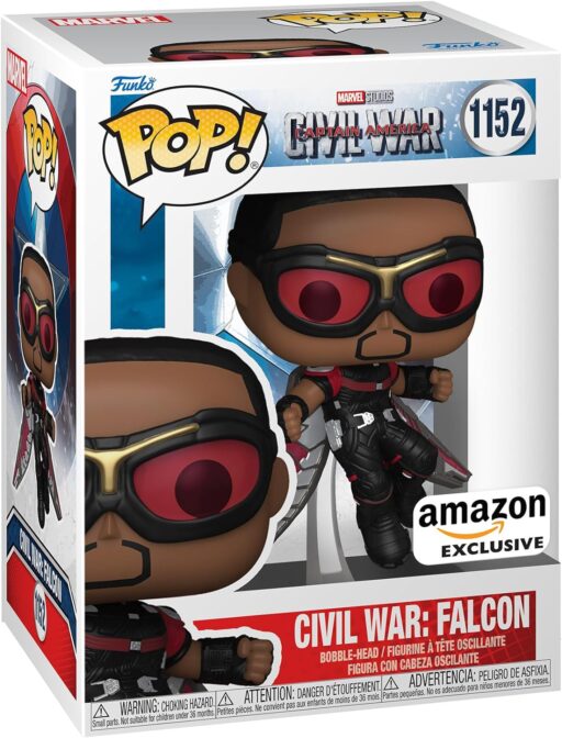 Falcon Action Figure - Marvel Captain America - Civil War Build A Scene - Falcon Bubble Head