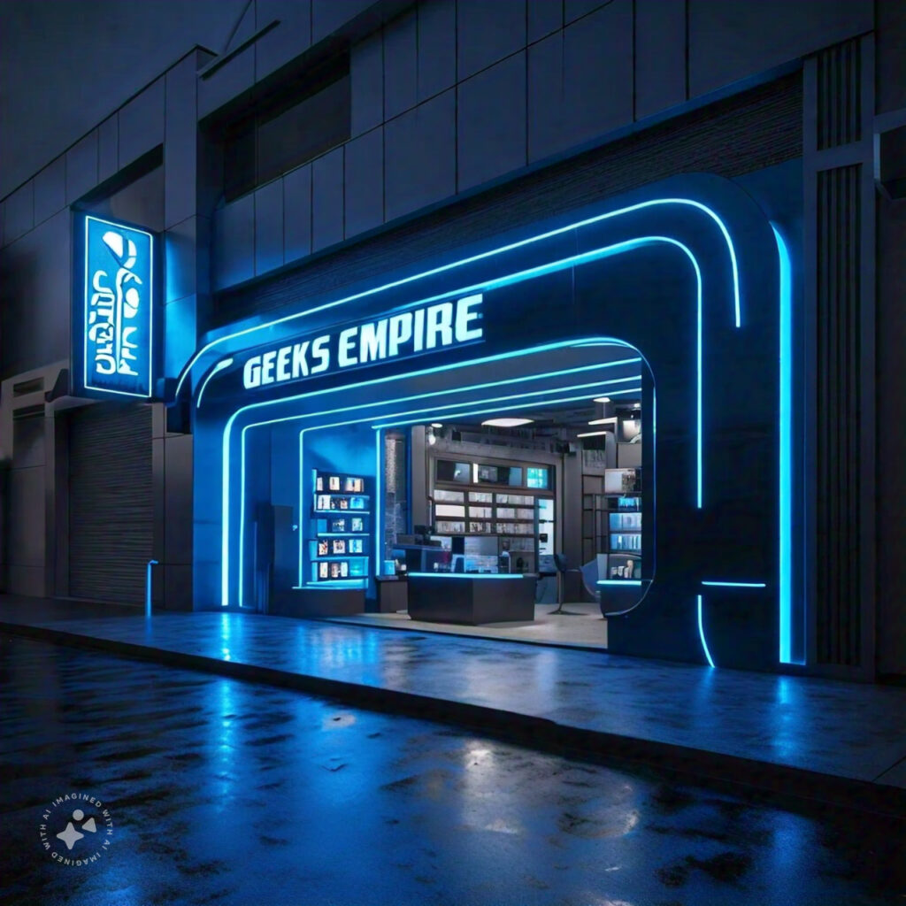 Geeks Empire Futuristic Shop