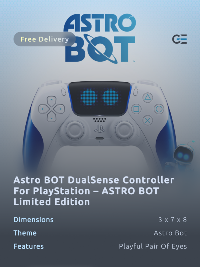 Astro BOT DualSense Controller for PlayStation – DualSense™ Wireless Controller – ASTRO BOT Limited Edition – With Playful Pair Of Eyes