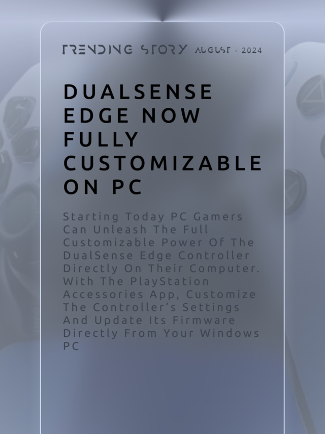 DualSense Edge Now Fully Customizable on PC