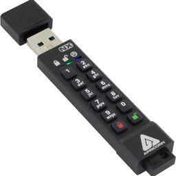 Apricorn Aegis Secure Flash Drive - Secure Key 3 NX 256-bit Encrypted FIPS 140-2 Level 3 Validated Secure USB 3.0 Flash Drive