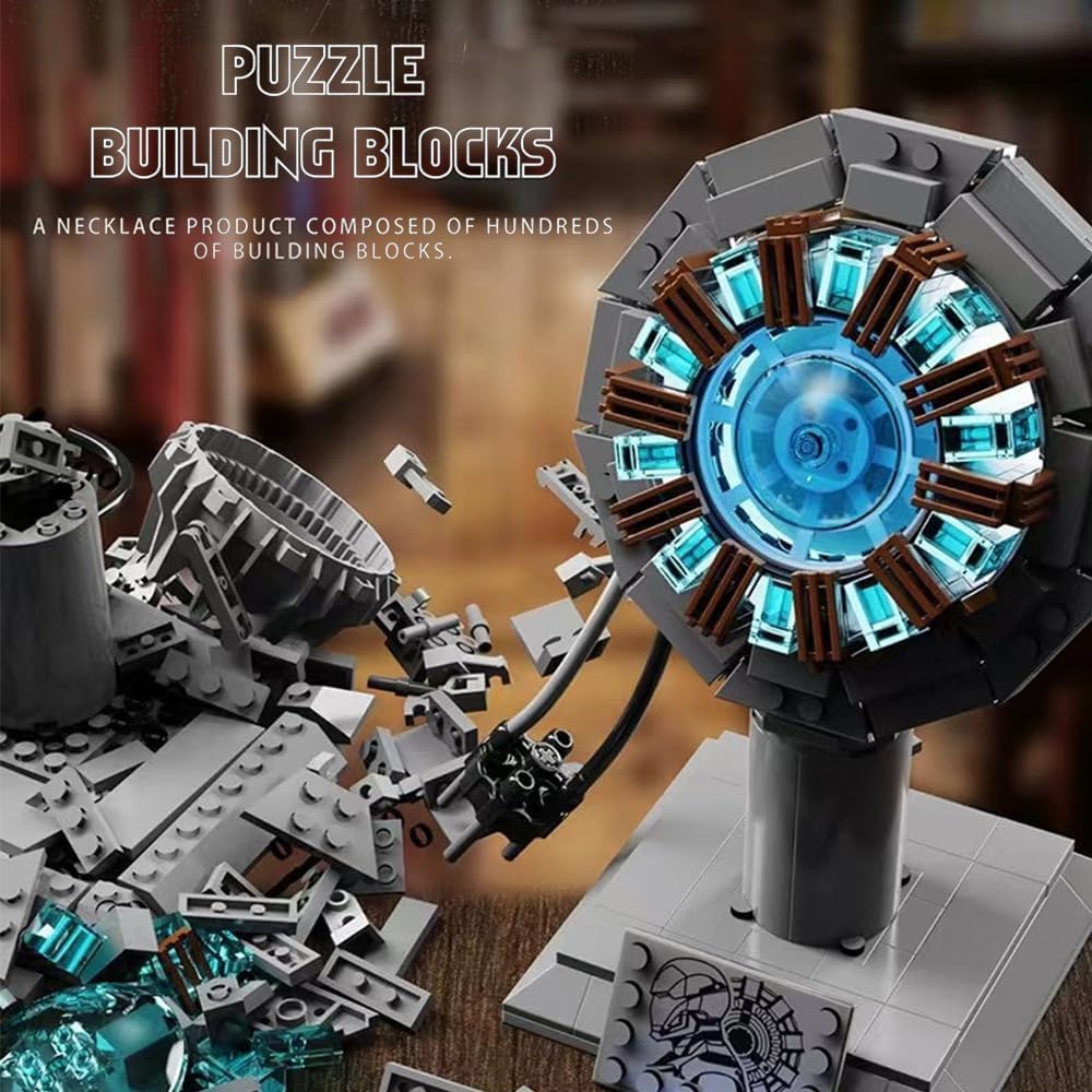 KOWKIS Arc Reactor Desk Toy - Arc Reactor Building Block - Restore Classic Movies Building