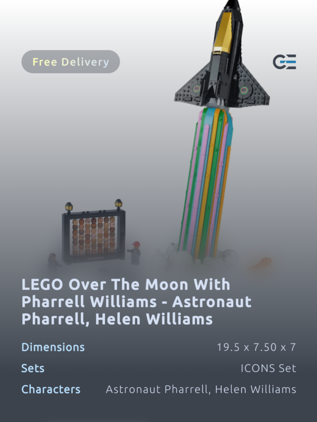 LEGO Over the Moon with Pharrell Williams – Astronaut Pharrell, Helen Williams – LEGO ICONS Sets